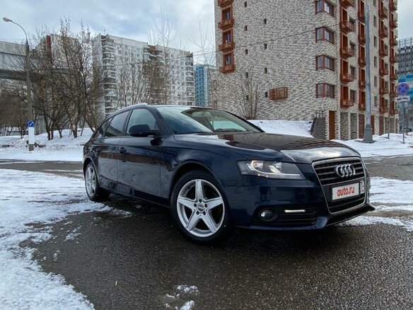 2009 Audi A4 IV (B8), синий - вид 1