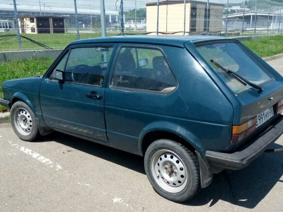 1981 Volkswagen Golf I, зелёный, 150000 рублей