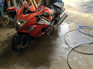 2007 Suzuki GSX 1300 R Hayabusa, красный, 700000 рублей, вид 4
