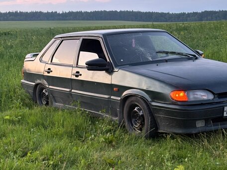 2003 Lada (ВАЗ) 2115, зелёный, 100000 рублей, вид 3