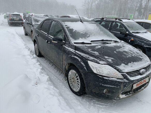 2008 Ford Focus II Рестайлинг, чёрный
