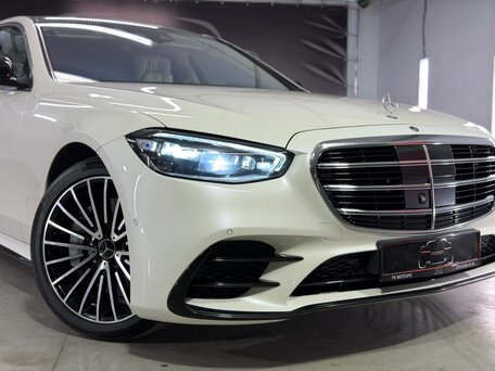2021 Mercedes-Benz S-Класс 400 d Long 4MATIC VII (W223), белый, 8190000 рублей, вид 4