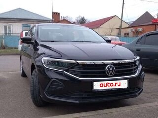 2021 Volkswagen Polo VI, чёрный, 1300000 рублей, вид 3