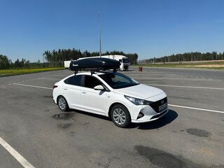 2021 Hyundai Solaris II Рестайлинг, белый, 950000 рублей, вид 3