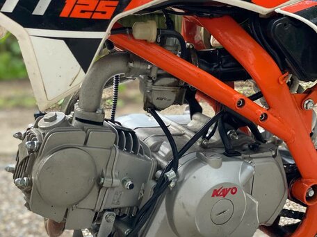 2024 Kayo Basic TT125EM, белый, 65000 рублей, вид 2