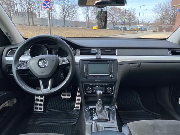 2014 Skoda Superb II Рестайлинг, чёрный - вид 16