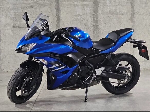 2018 Kawasaki Ninja 650, синий, 875000 рублей