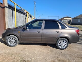 2014 Lada (ВАЗ) Granta I, коричневый, 600000 рублей, вид 4