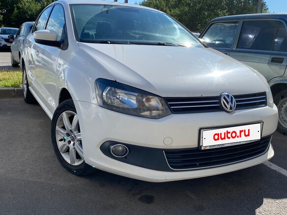 2013 Volkswagen Polo V, белый, 599000 рублей - вид 3