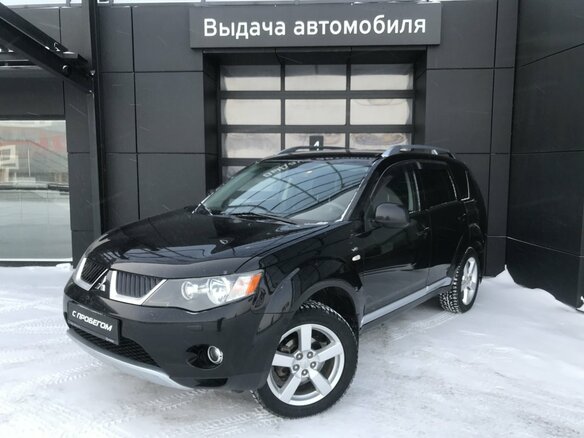 2007 Mitsubishi Outlander II, чёрный