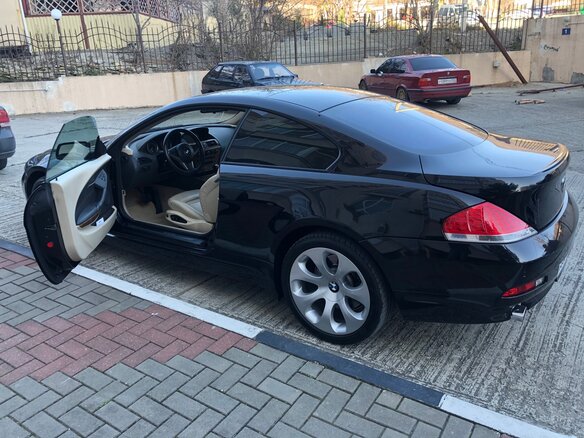 2005 BMW 6 серии 645i II (E63/E64), чёрный - вид 3