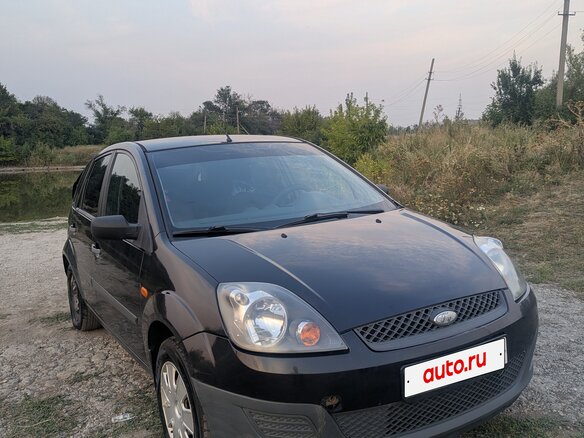 2008 Ford Fiesta Mk5, чёрный, 380000 рублей - вид 3