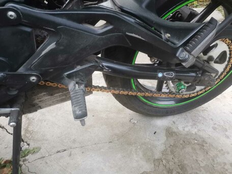 2014 Kawasaki ER-6F (Ninja 650R), зелёный, 578000 рублей, вид 2