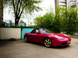 1998 Porsche Boxster I (986), розовый, 1600000 рублей, вид 3