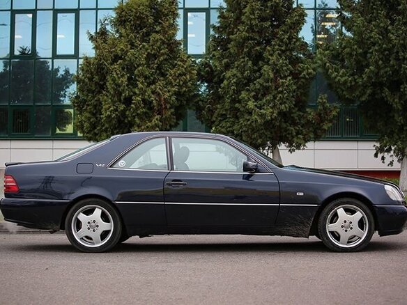 1998 Mercedes-Benz CL-Класс 600 I (C140), синий - вид 4