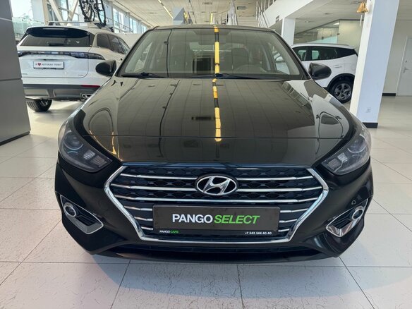 2019 Hyundai Solaris II, чёрный - вид 1