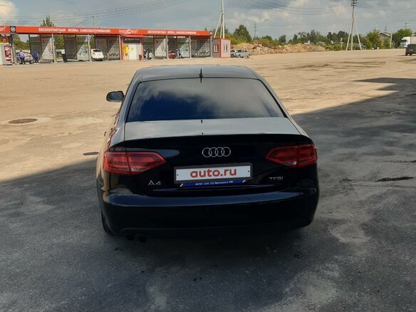 2011 Audi A4 IV (B8), чёрный - вид 4