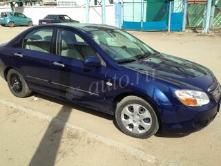 2008 Kia Cerato I Рестайлинг, синий, 450000 рублей, вид 1