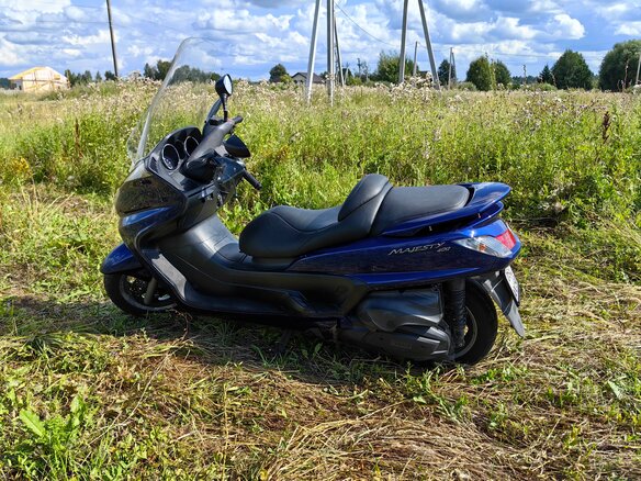 2004 Yamaha Majesty 400, синий, 240000 рублей - вид 7