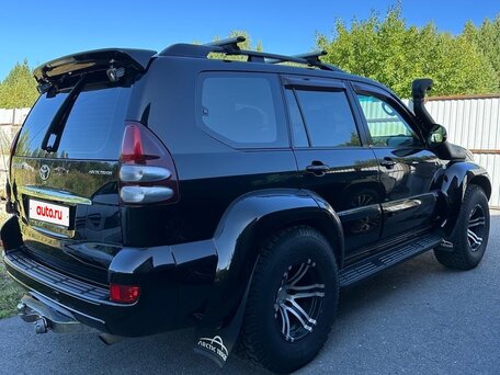 2007 Toyota Land Cruiser Prado 5-speed 120 Series Рестайлинг, чёрный, 2870000 рублей, вид 3