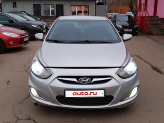 2014 Hyundai Solaris I, серебристый, 345000 рублей, вид 1