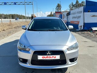 2012 Mitsubishi Lancer X Рестайлинг, серебристый, 950000 рублей, вид 2