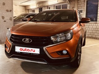 2019 Lada (ВАЗ) Vesta SW Cross I, оранжевый, 1150000 рублей, вид 1