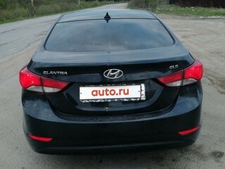 2014 Hyundai Elantra V (MD) Рестайлинг, чёрный, 1150000 рублей, вид 4