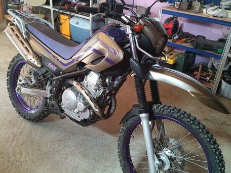 2007 Yamaha XT250 Serow, фиолетовый, 400000 рублей, вид 4