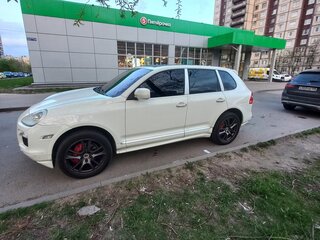 2007 Porsche Cayenne S I Рестайлинг (957), белый, 1500000 рублей, вид 5