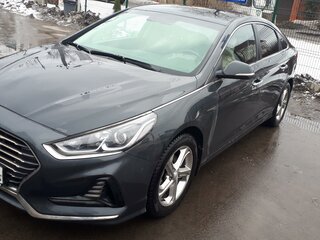 2018 Hyundai Sonata VII (LF) Рестайлинг, серый, 1590000 рублей, вид 1