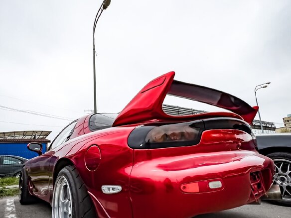 1992 Mazda RX-7 III (FD), красный