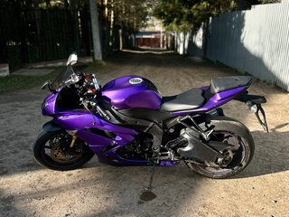 2013 Kawasaki ZX-6 Ninja, фиолетовый, 650000 рублей, вид 2