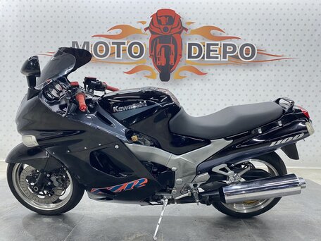 1998 Kawasaki ZZR 1100, чёрный, 355000 рублей, вид 2
