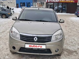 2011 Renault Sandero I, бежевый, 520000 рублей, вид 1