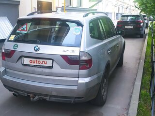 2009 BMW X3 20d I (E83) Рестайлинг, серебристый, 1450000 рублей, вид 3