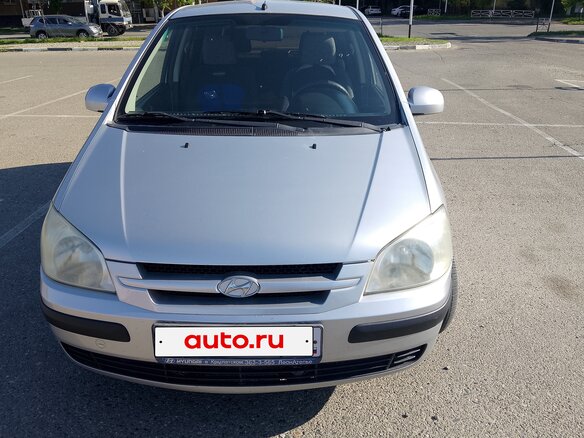 2004 Hyundai Getz I, серебристый, 355000 рублей