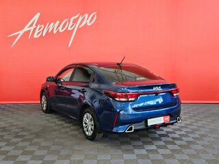 2021 Kia Rio IV Рестайлинг, синий, 1445000 рублей, вид 3