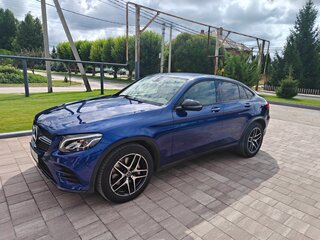 2017 Mercedes-Benz GLC Coupe 300 I (C253), синий, 3900000 рублей, вид 4