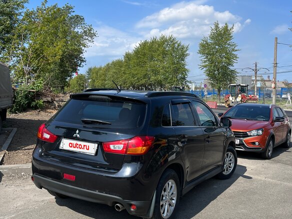 2012 Mitsubishi ASX I, чёрный, 1350000 рублей - вид 4