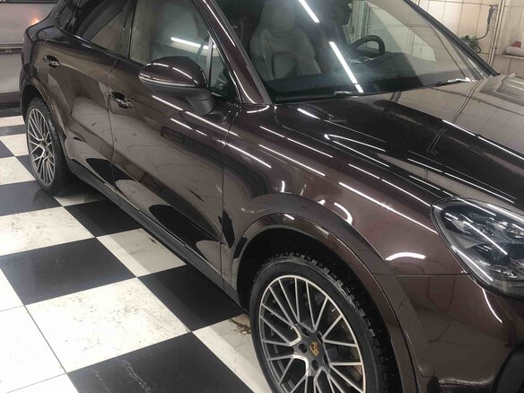 2020 Porsche Cayenne Coupé III, коричневый, 6200000 рублей - вид 1