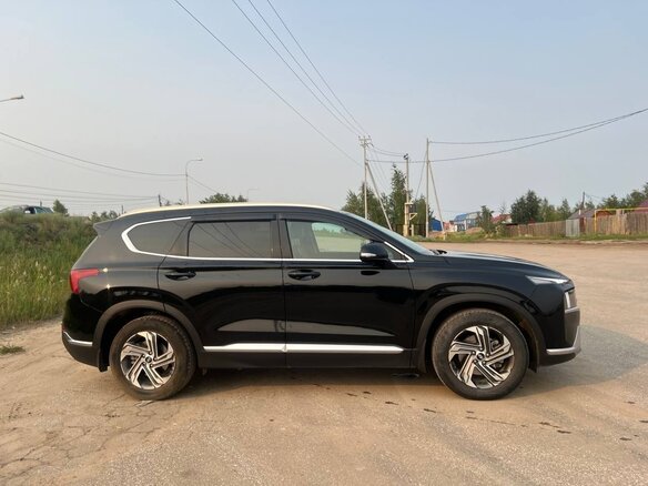 2021 Hyundai Santa Fe IV Рестайлинг, чёрный, 3600000 рублей - вид 8