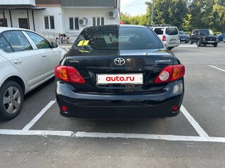 2008 Toyota Corolla AMT X (E140, E150), чёрный, 670000 рублей, вид 3