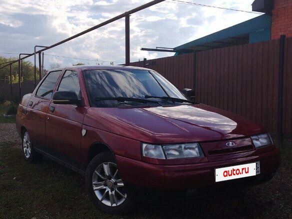 2001 Lada (ВАЗ) 2110, красный, 200000 рублей - вид 2