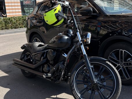 2010 Kawasaki VN900 Vulcan, чёрный, 560000 рублей, вид 2