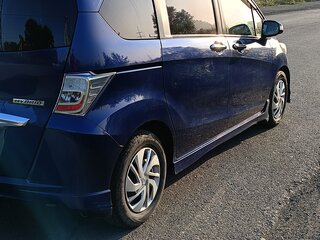 2012 Honda Freed I Рестайлинг, синий, 1180000 рублей, вид 4