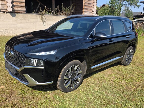 2020 Hyundai Santa Fe IV Рестайлинг, чёрный, 3261000 рублей - вид 1