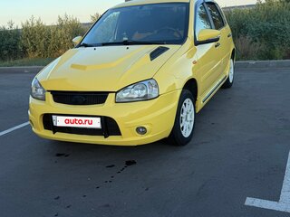 2011 Lada (ВАЗ) Kalina Sport I, жёлтый, 300000 рублей, вид 1