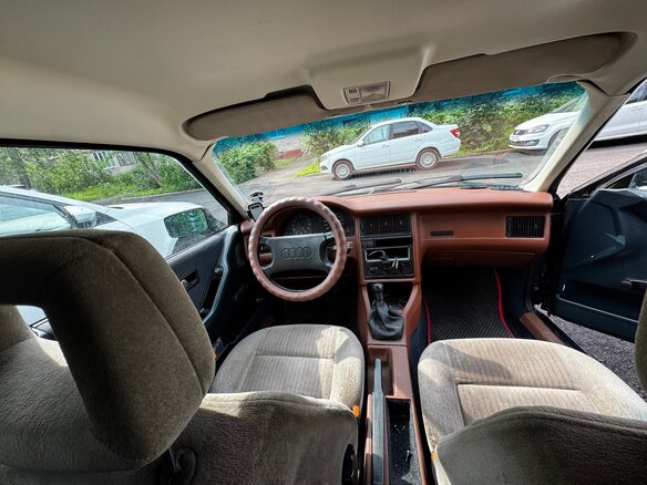 1987 Audi 80 IV (B3), синий, 230000 рублей - вид 7