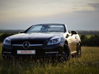 2012 Mercedes-Benz SLK-Класс 250 III (R172), синий, 3000000 рублей, вид 2